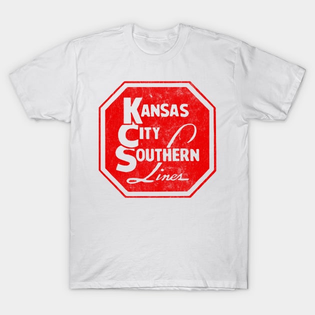 Kansas City Southern Lines T-Shirt by CultOfRomance